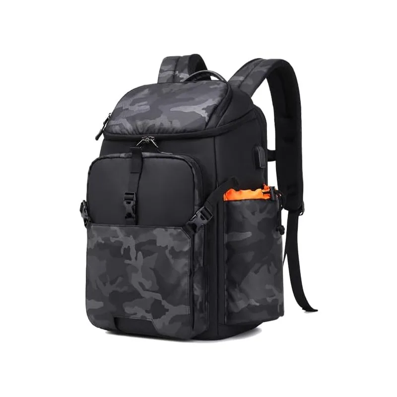 Custom Portable Large Capacity Waterproof Camera Backpack Bag Anti-Theft Camera Case For Photographers