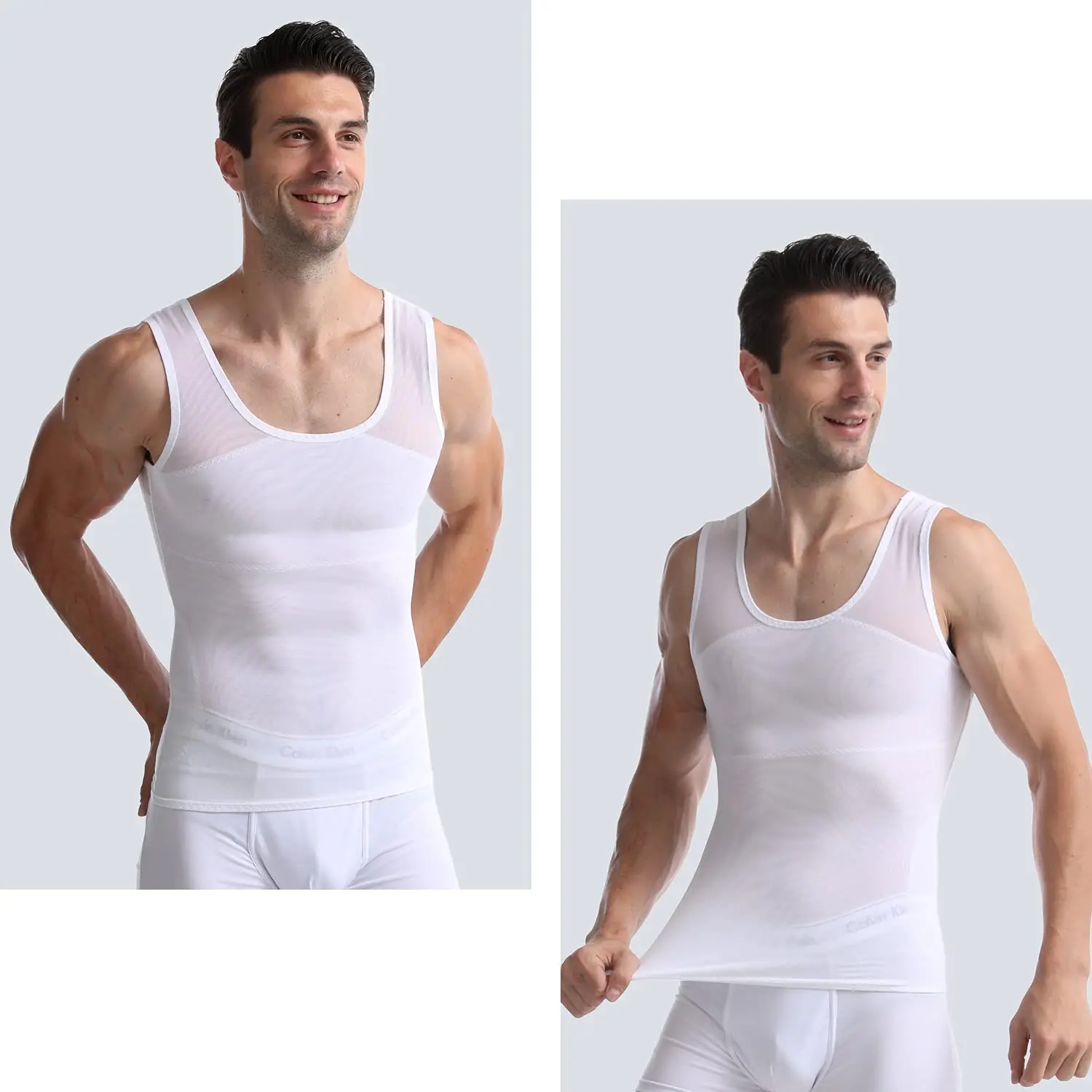 wholesale Products Body Shaper Vest Shirt Compression Shirt Tank Top Shapewear compression tank top for men