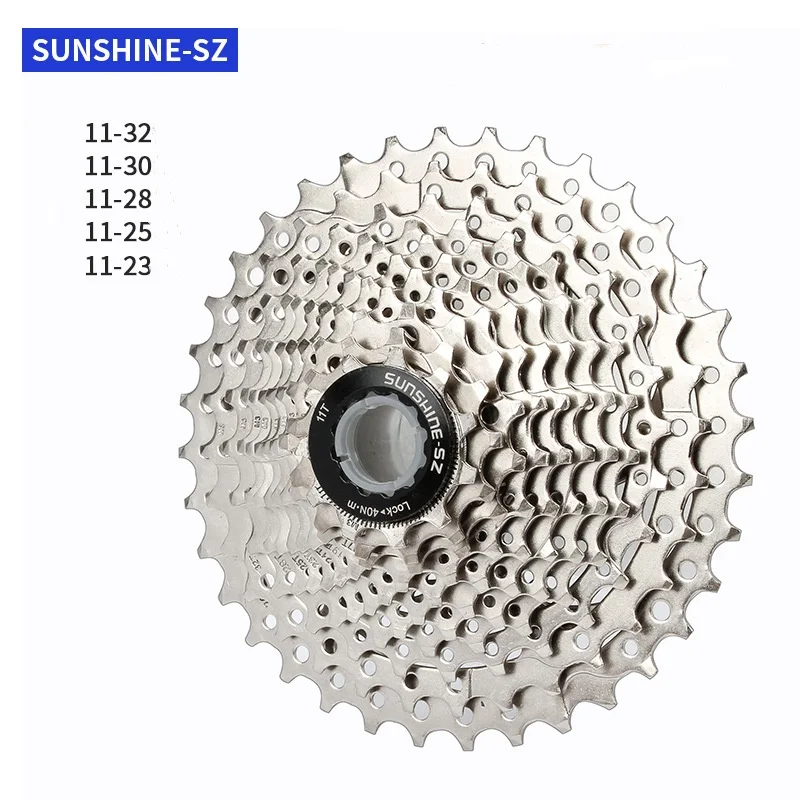 Sunshine 9 Speed Road Bike Cassette  23 25 28 30 32T Bicycle Flywheel Mountain Bike Cycling HG Freewheel