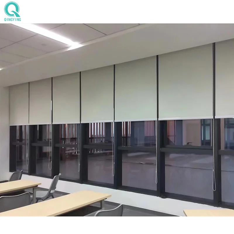 QINGYING window shades chain control rod cable roller blinds