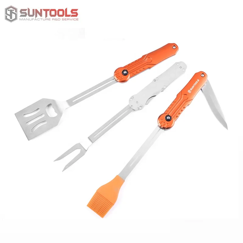 Wholesales Custom Premium Outdoor combination Barbeque Kits Barbecue Grills Portable Accessories BBQ Tools