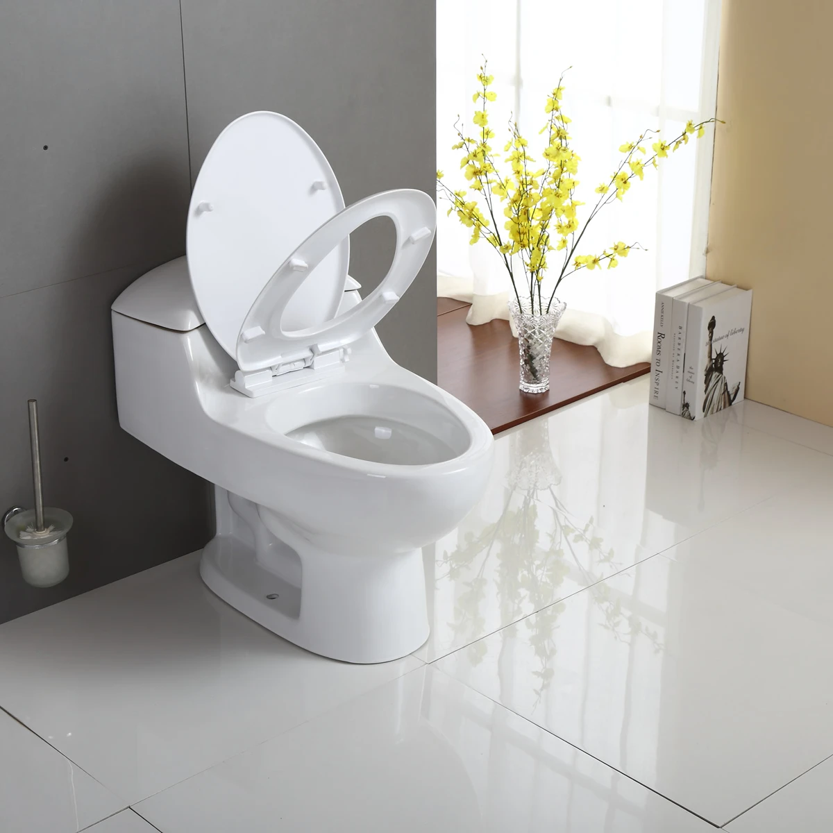 ziax 2022 non-lifting soft closing toilet seat cover PP slow fall down toilet seat cover comfortable for family
