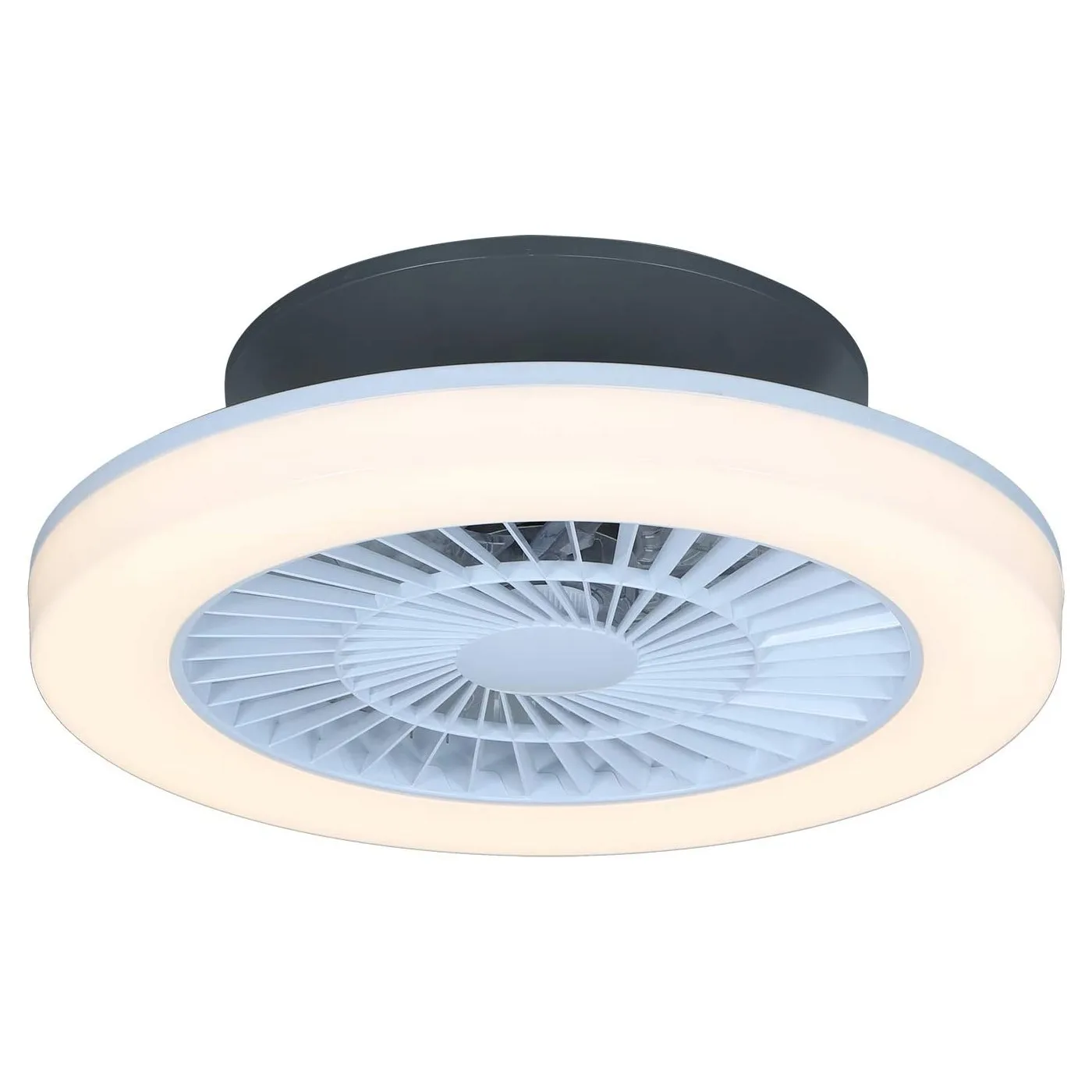 Silent Ceiling fan with light 65W remote control 3 colors 3 gears adjustable wind and dimmable Silent ceiling fan with light