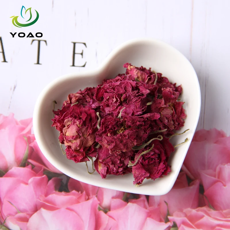 Wholesale High Quality Natural Dried Corolla King Rose Dried Red Rose Flower Tea Candle Soap Handcraft Making