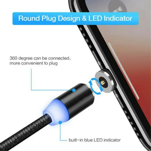 Free Shipping Factory Price Magnetic Charging Cable 3 in 1 USB cable in Mobile Phone Cables