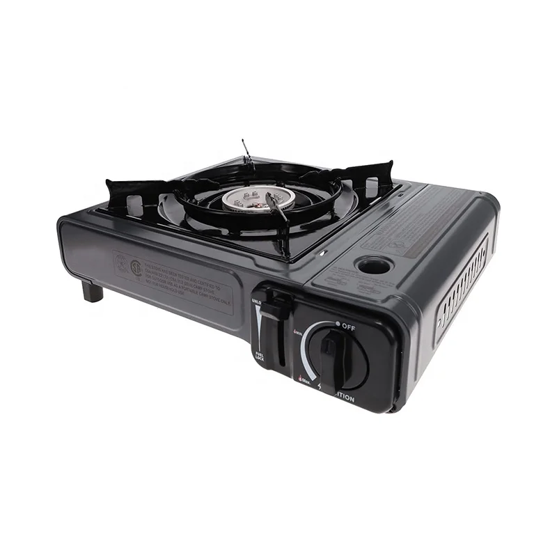 Hot Sale Outdoor Portable Ignition Camping Cooktops Butane Gas Cooker Stove with Carrying Case