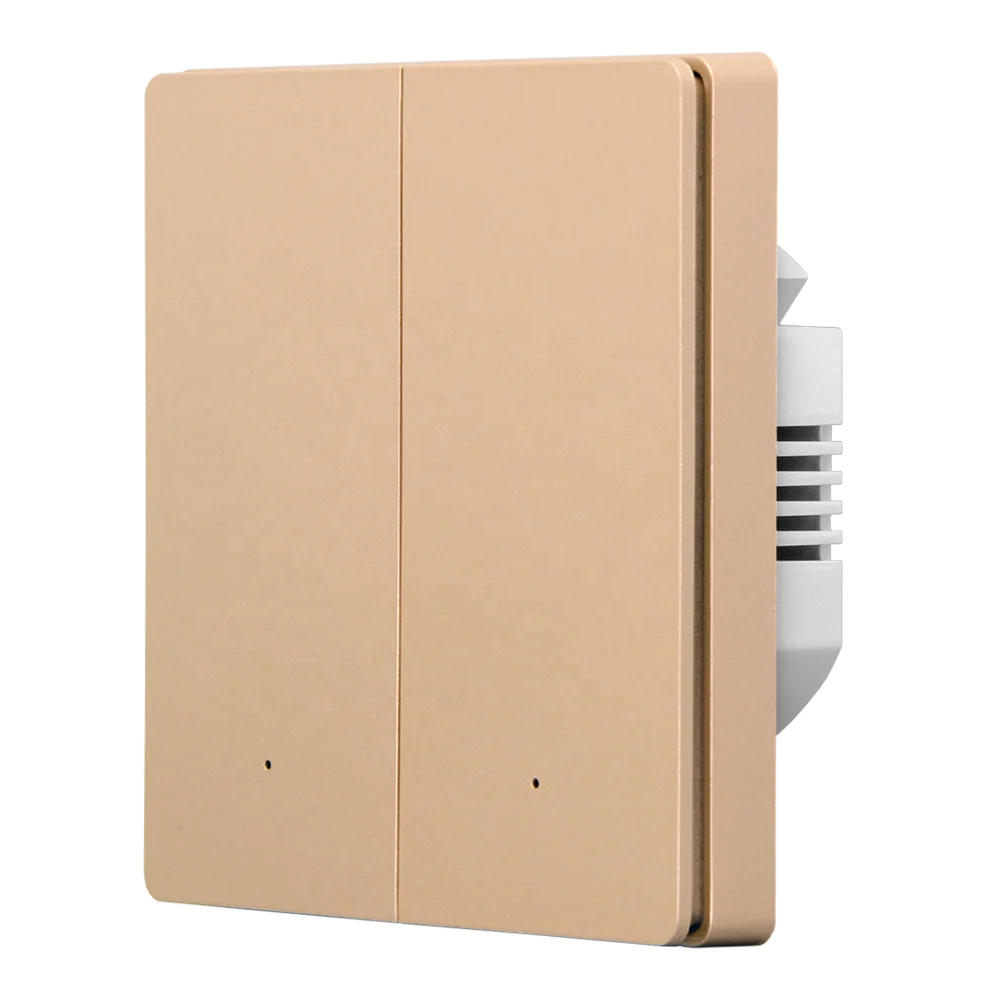 Triac Tuya Smart Zigbee No Neutral Wall Light Switch EU Standard