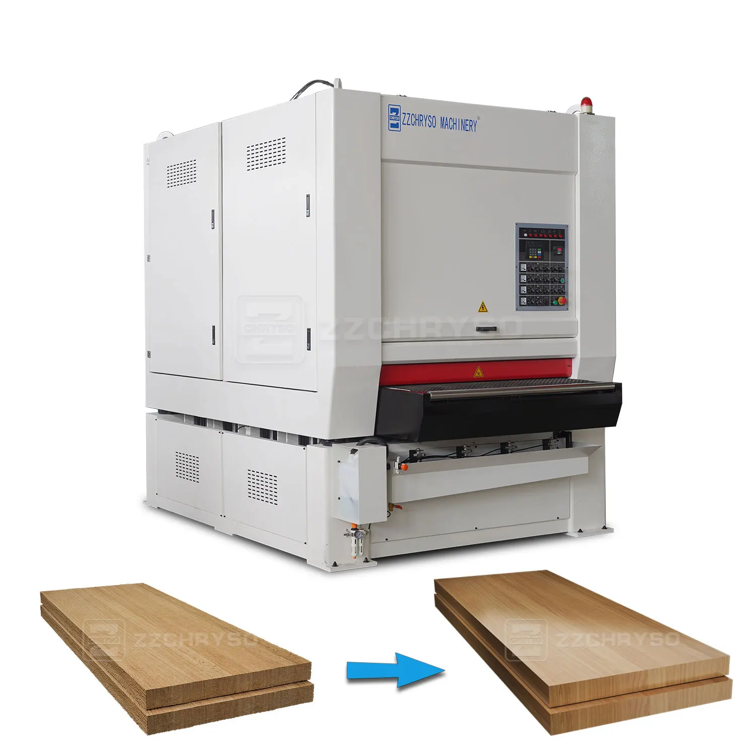 Woodworking Solid Wood 1300mm Planer and Sander Machine for Furniture Woodworking Planing and Sanding Machine for Vietnam Market