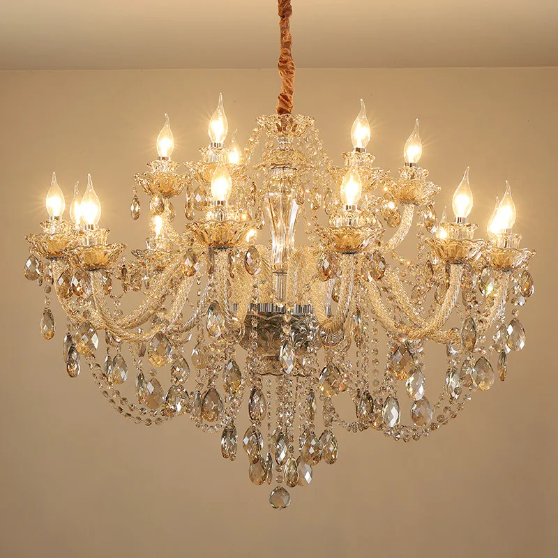 Dinning room crystal material chandelier luxury indoor chandeliers pendant light