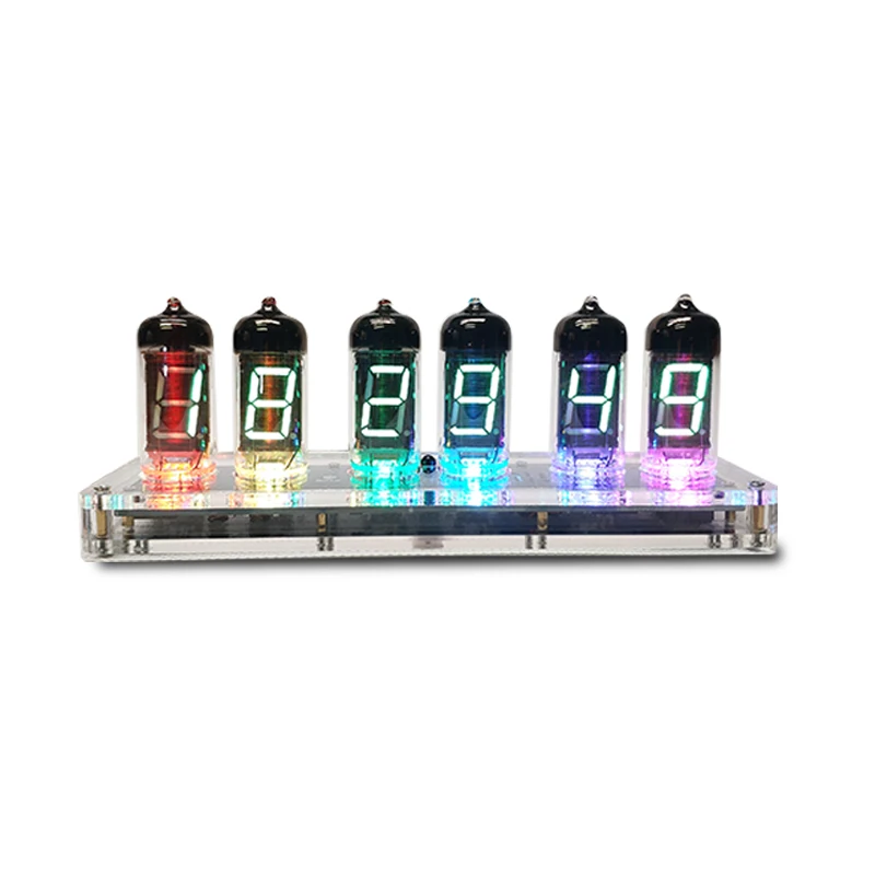 IV11 флуоресцентные трубчатые часы светящаяся цифровая трубка Nixie