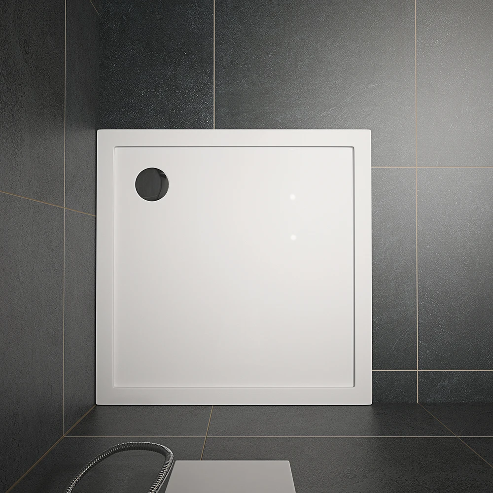 resin shower tray, shower tray stone, shower base 90x90