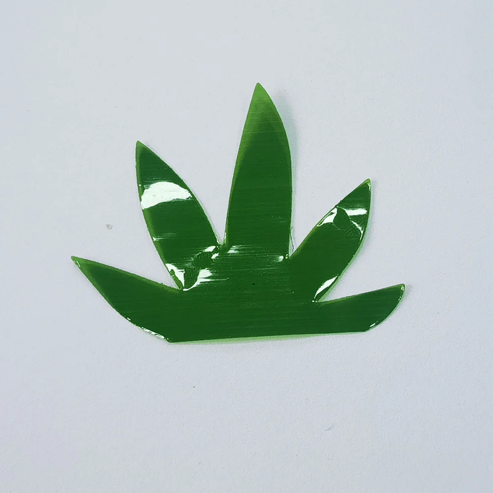 Green Arowana Fortune Teller Leaf Function Just Like Teller Fish