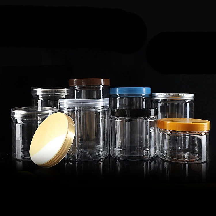 380Ml Pet Jar With Lid Recyclable Cream Clear Plastic Pet Jar