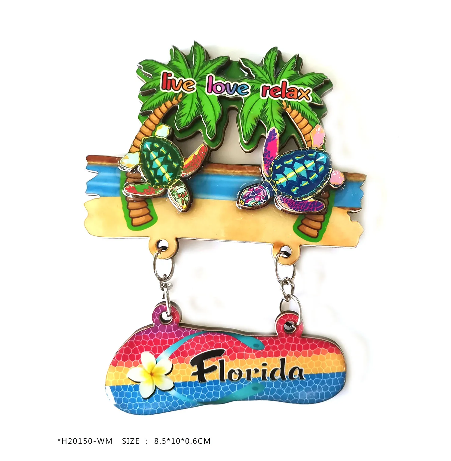 Popular style Bahamas small size wall handing magnets for home decoration