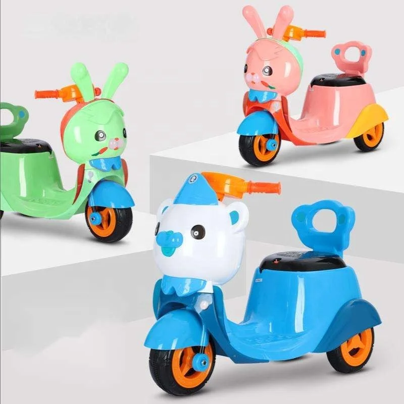 2023 New Model Kids Electric Motorcycle Toy Wholesale Tricycles For Children