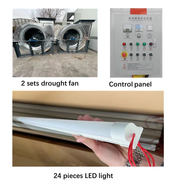 High quality OEM Auto Spray booth Diesel heating Car surface paint room