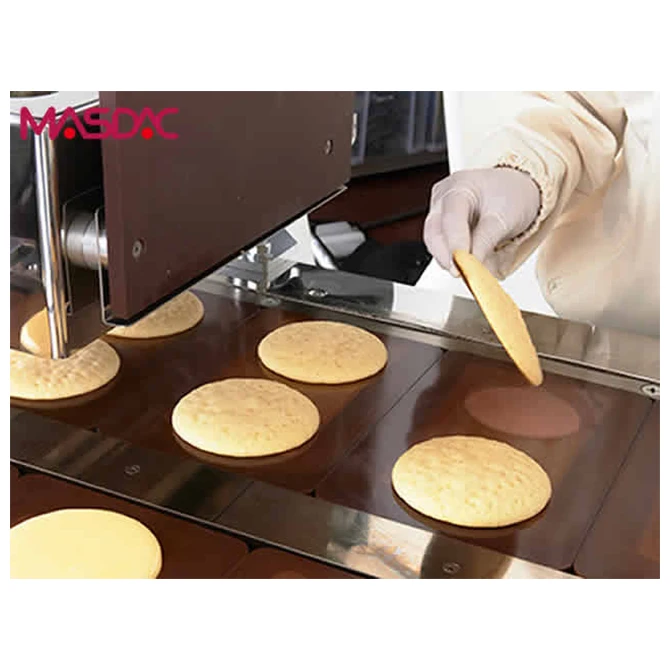 Japanese Easy Operation Dorayaki Bubble Waffle Maker Cake Bakery Production Machine