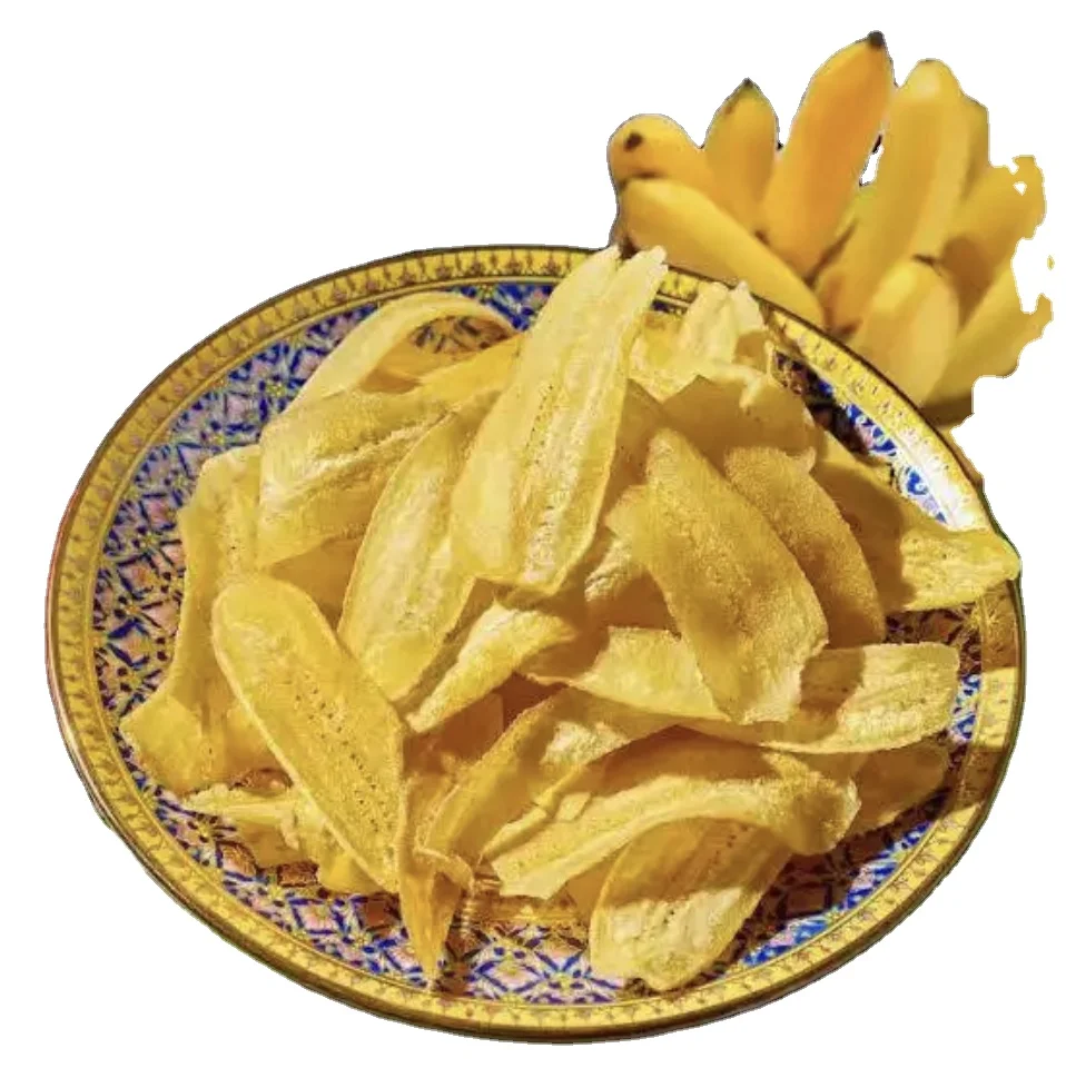 Crispy Banana Chips Salted Yellow Color Sweet Taste Normal Origin Type Organic Fresh Banana Snack Food Grade for Export