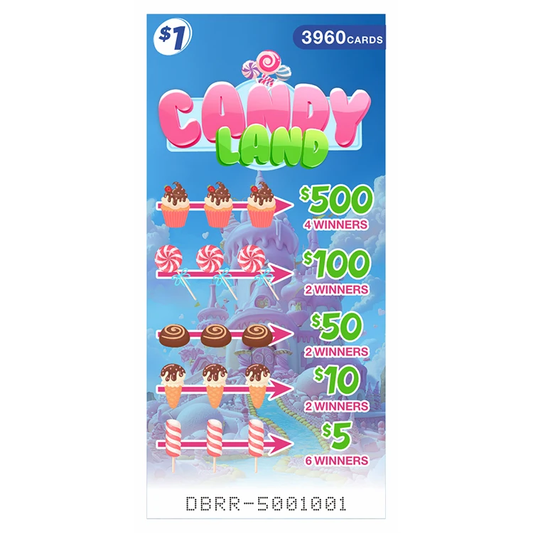 Lottery printing supplier custom 1-5 Window pull tab game tickets wholesale pull tabs gambling tickets and board