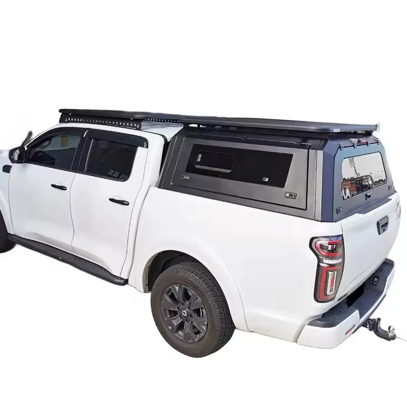 Newest Off-road Hard Type Aluminum Alloy Topper Camper Pickup Tonneau Cover 4x4 Pickup Truck Canopy For FORD F150 RANGER