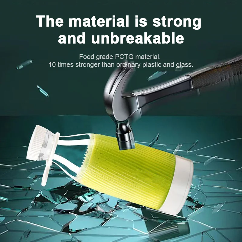 Portable Blender Mini Mixer Electric Juicer Machine Fresh Fruit Juice Blender Smoothie Maker Blender Cup Bottle