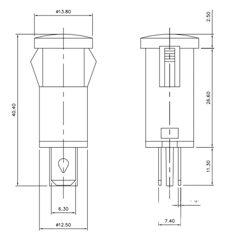 
MDX 14A Dia12MM 220v with Red Yellow Green cover Indicator light 