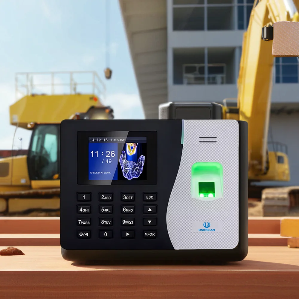 Employee Biometric Face Recognition Time Clock in and out Machine for Accurate Employee Time Attendance Recording