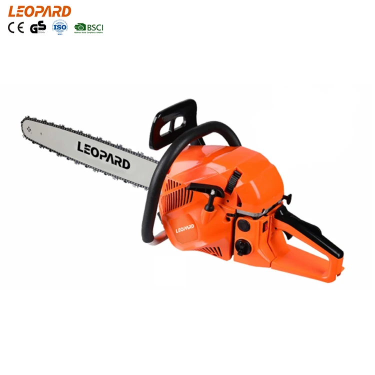 LEOPARD 58cc Gas Chain Saw 20 22 Inch 5800E E-start High Performance German Technology Echo Chain Saw with Trade Assurance