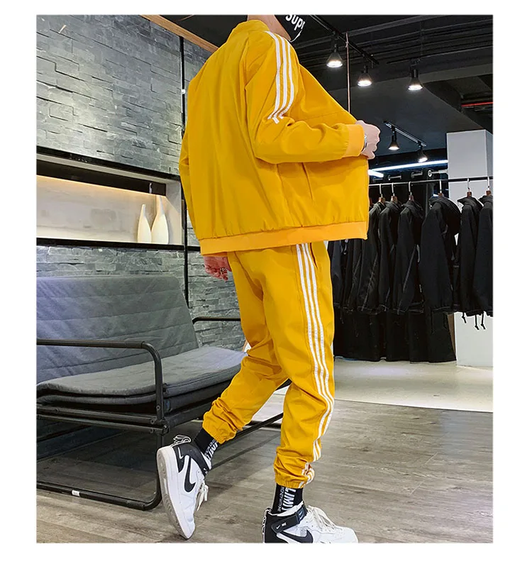 New High quality Man jacket tracksuits Windbreaker training suit men vintage nylon windbreak tracksuit