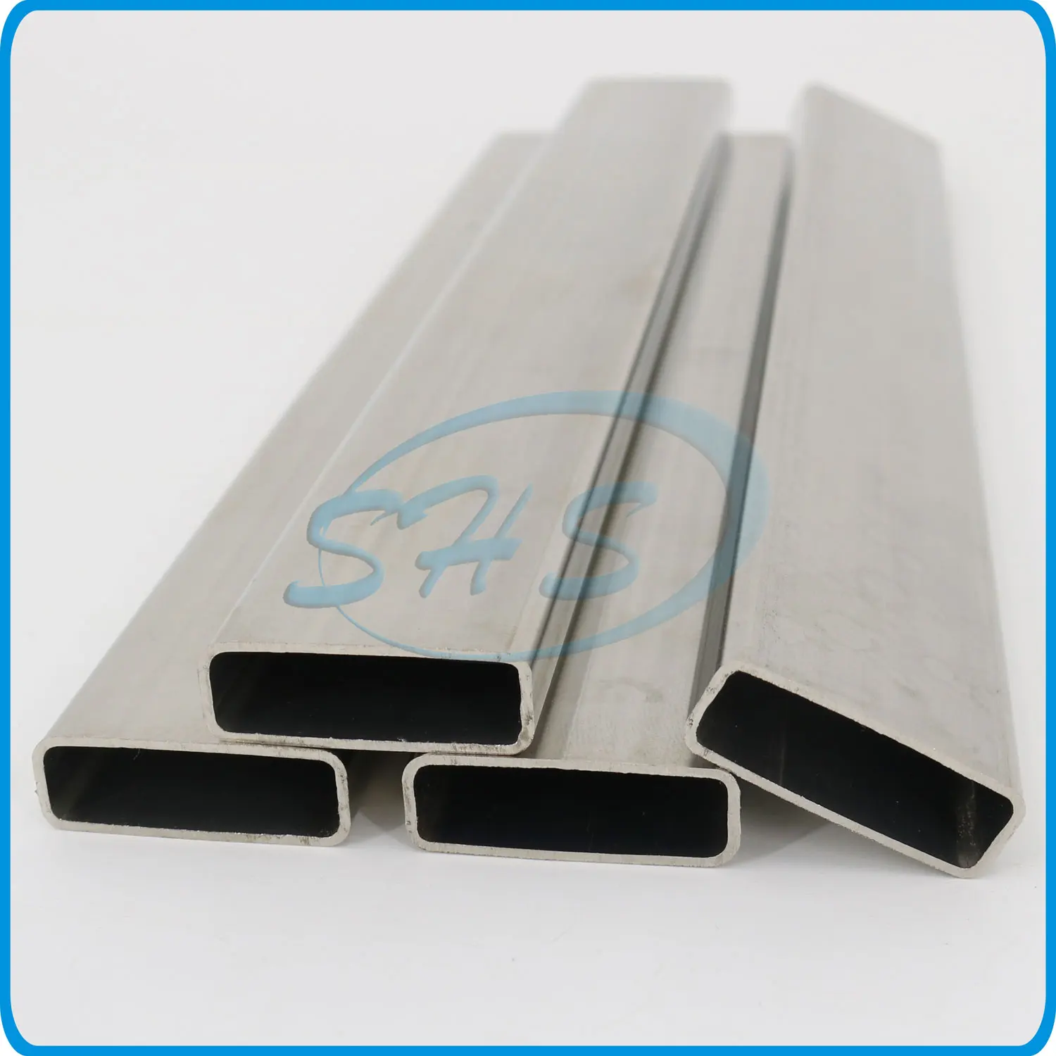 Customize AISI 201 304L 304 316L 430 Stainless Steel Flat Pipes with Polishing Surface for Handrail Furniture Decoration