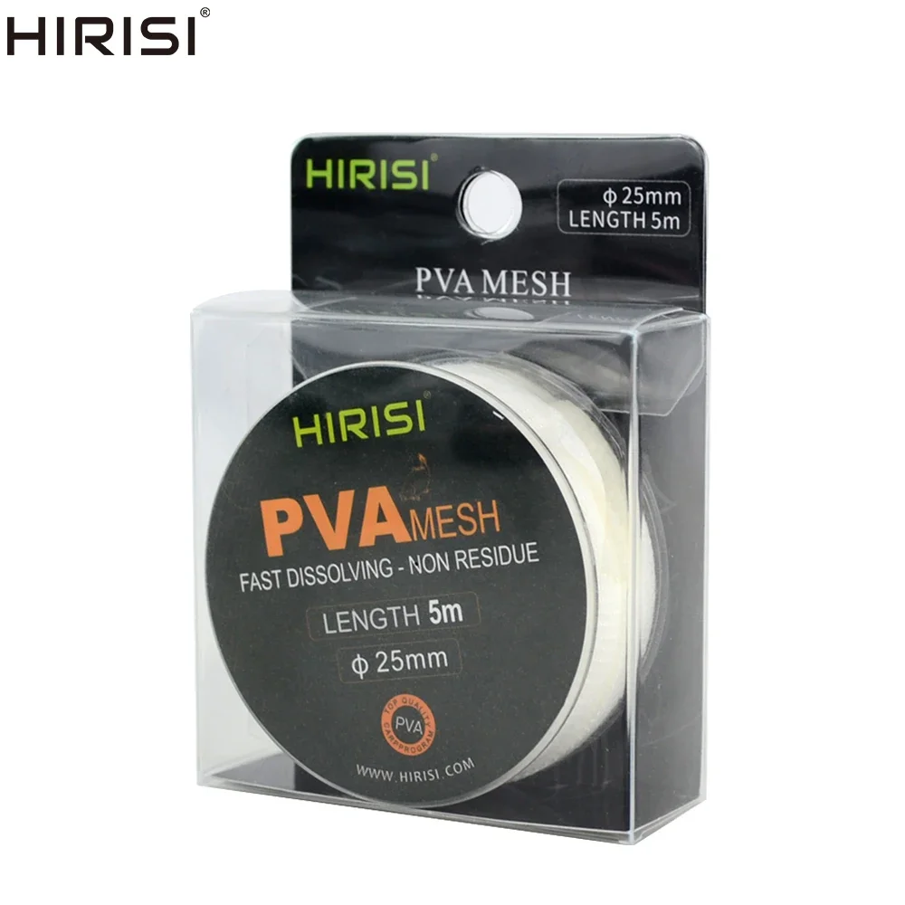 Carp fishing pva mesh 5m refill for fishing bait and hook bait three sizes
