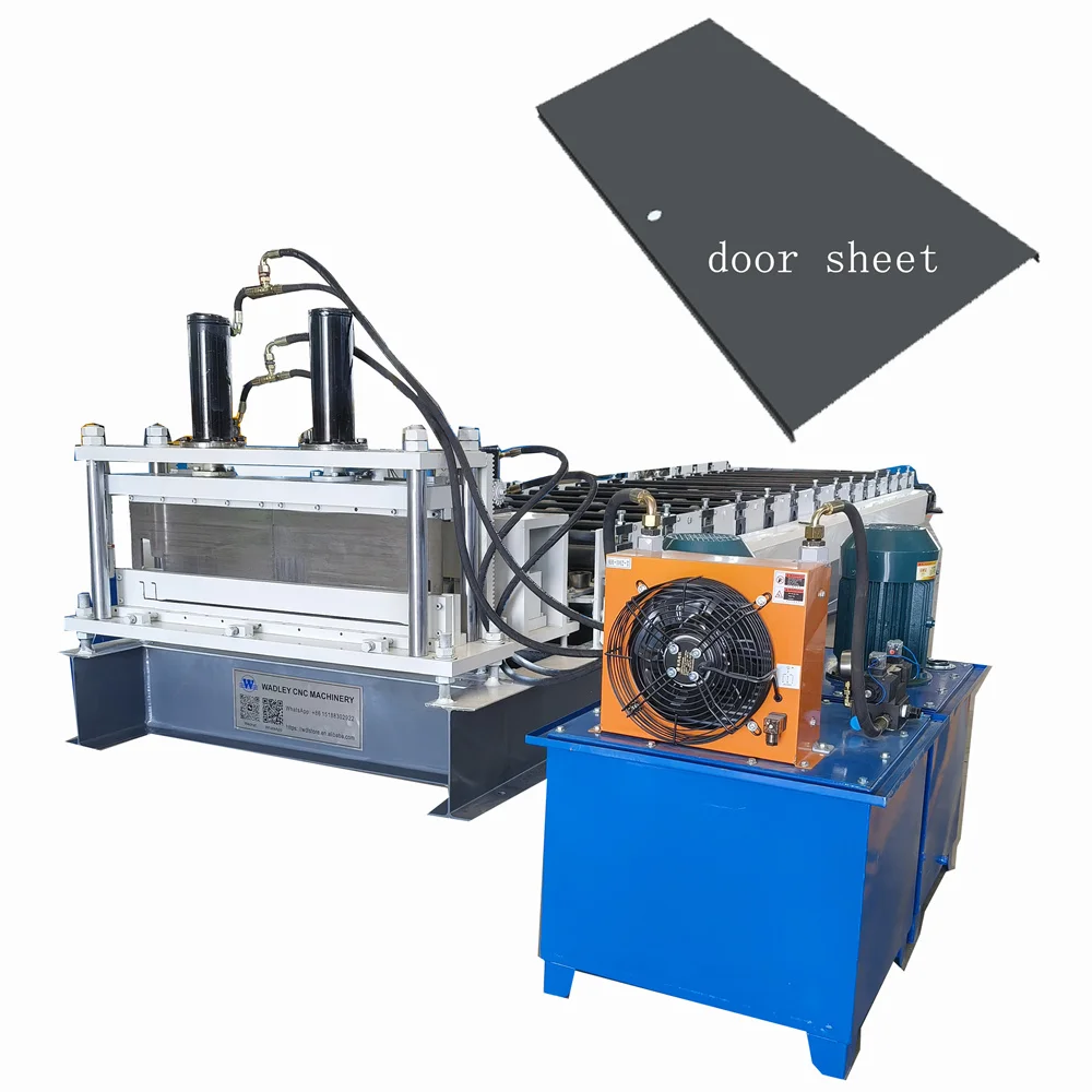 Guide Rails Machine Auto Making Anti-Fire Rolling Shutter Panels Fireproof Roll Forming Metal Steel Door Frame Press Machines