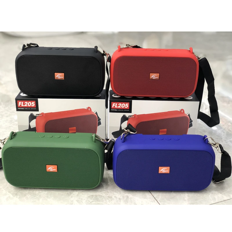 New Amazon hot style FL205 Blue tooths speaker Blue/tooth Wireless Speaker Soundbar Outdoor Handle Bass