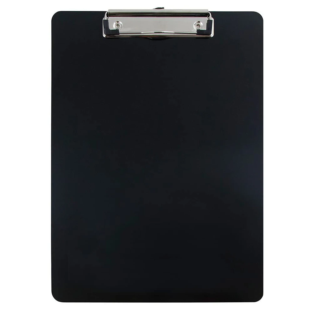 Черные пластиковые буферы для записей размером A4 буферная доска зажим Панель меню шина