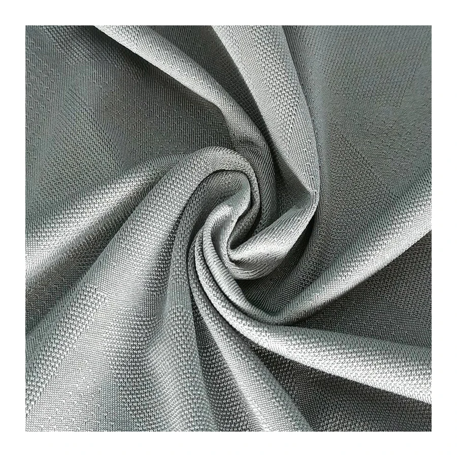 8 Spandex 92 Polyester Super Soft Jacquard Mesh Fabric For Sportswear Moisture Wicking Dri-fit Hot Sale Whole Price