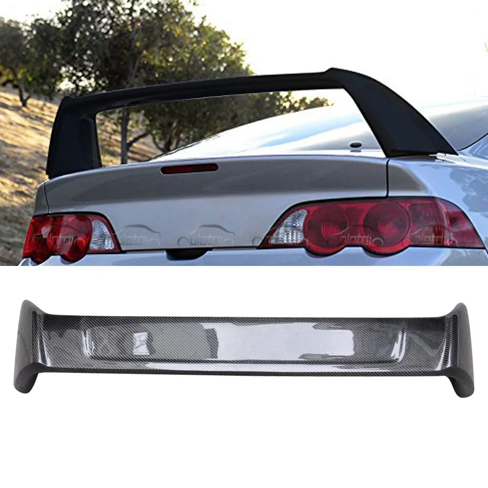 Carbon Body Kits for Acura Rear Boot Ducktail Wing Lip Trunk Tail Spoiler for Honda RSX DC5 2002-2004