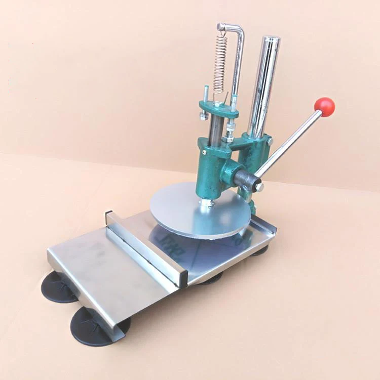 Hot Sell D180/250mm Manual Cake Press Pizza Base Making Machine For Rice Cake Tortilla Pizza Base