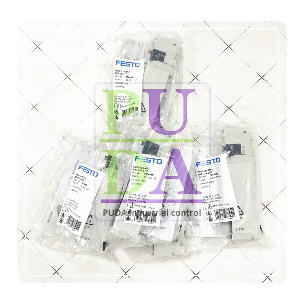 spot goods for New FESTO valve 8042556 VUVG-BK10-B52-T-F-1H2L-S  warranty 1 year 8042556 VUVG-BK10-B52-T-F-1H2L-S