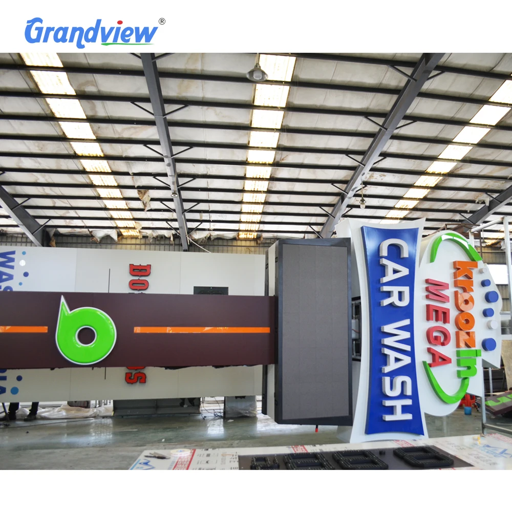 Дешевая цена наружный декоративный светодиодный дисплей пилоновый знак вывеска для заправочной