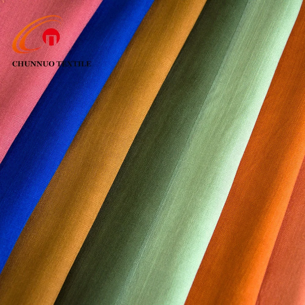 Хит Плетения Из вискоза ткань с бамбуковым узором однотонная ткань 100% вискоза 140 г/м2 для тканого летнего платья