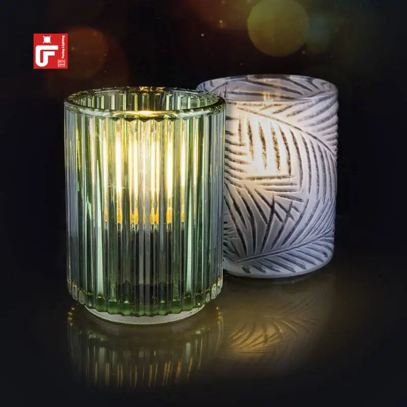 Chinese Retro Led Table Lamps Glass Battery Night Light Vintage Desk Lamps Design Lamp For Bedroom