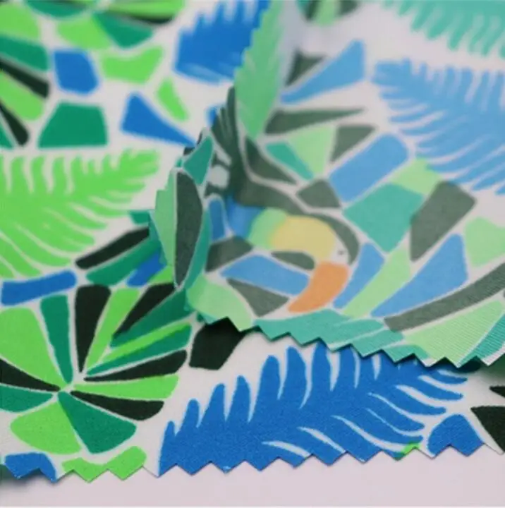 High quality new design peachskin fabric digital print waterproof polyester fabric