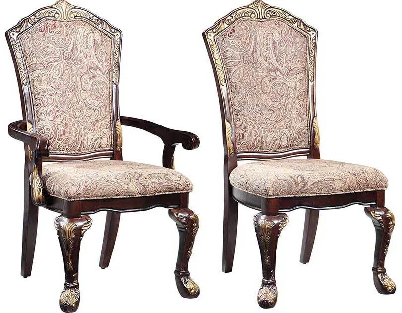 Classic Furniture High End Wooden Dinner Table Set American Luxury Furniture Dining Room Set Birch Wood Table Chair