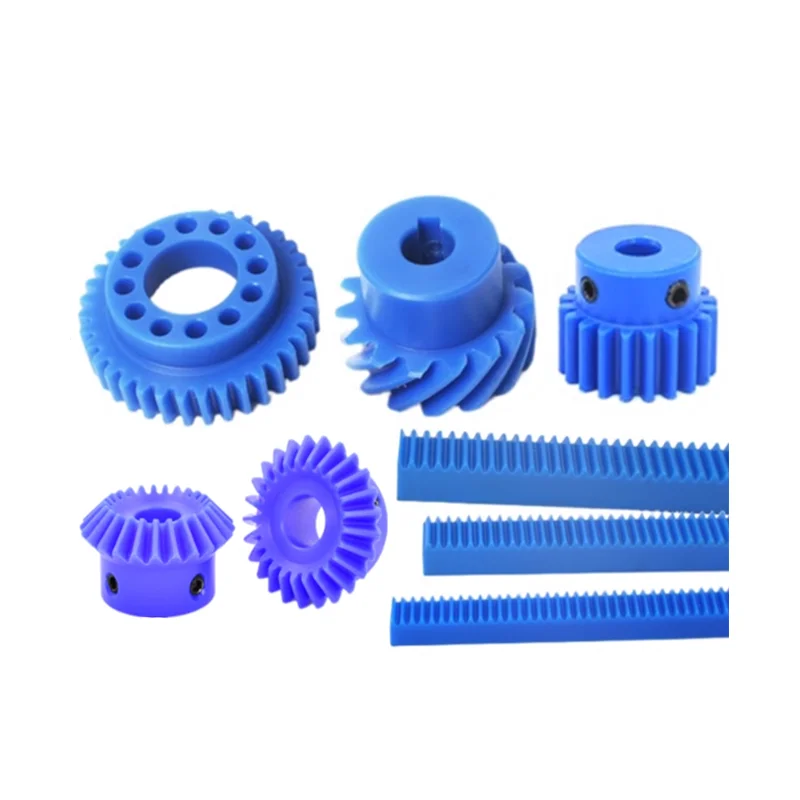 OEM CNC Turning Nylon POM Stainless Steel Plastic Brass Custom Internal Rack And Pinion Spur Gears Machining parts