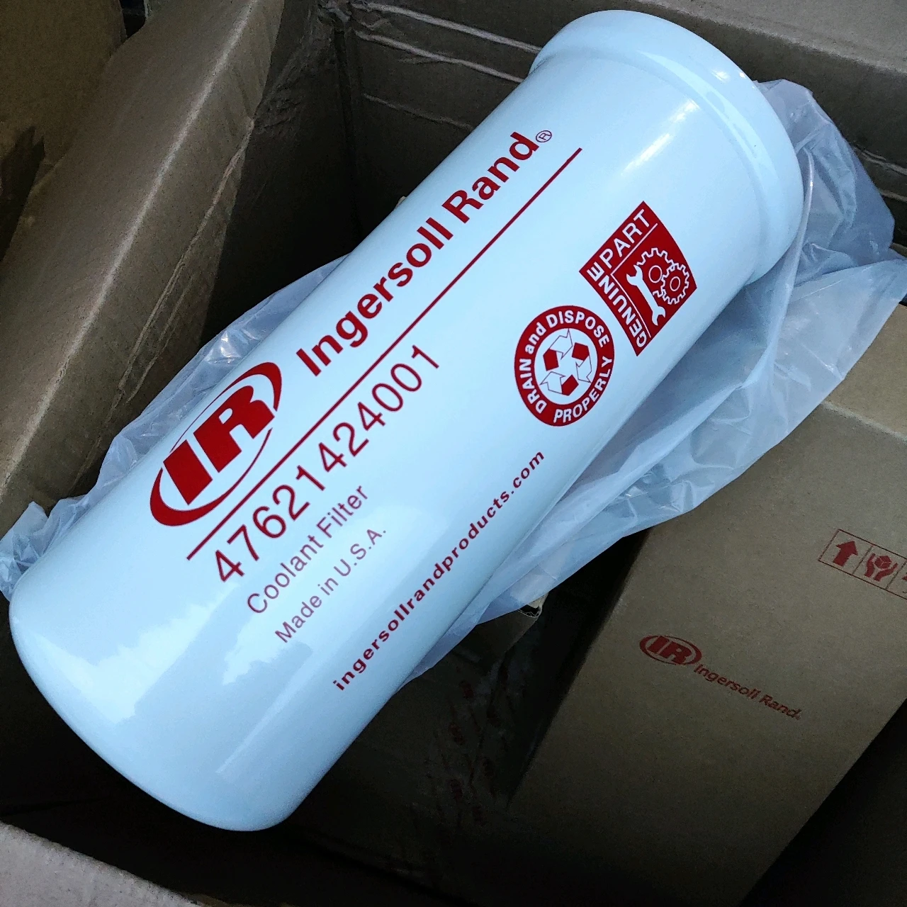 Ingersoll-Rand air compressor spare parts 48957724 High pressure oil filter high quality