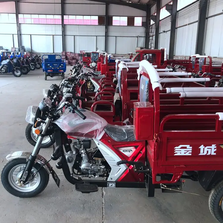 2021 Hot Sale Motorized Cargo Tricycles with Engine Options 150cc 175cc 200cc 250cc Motor Tricycle