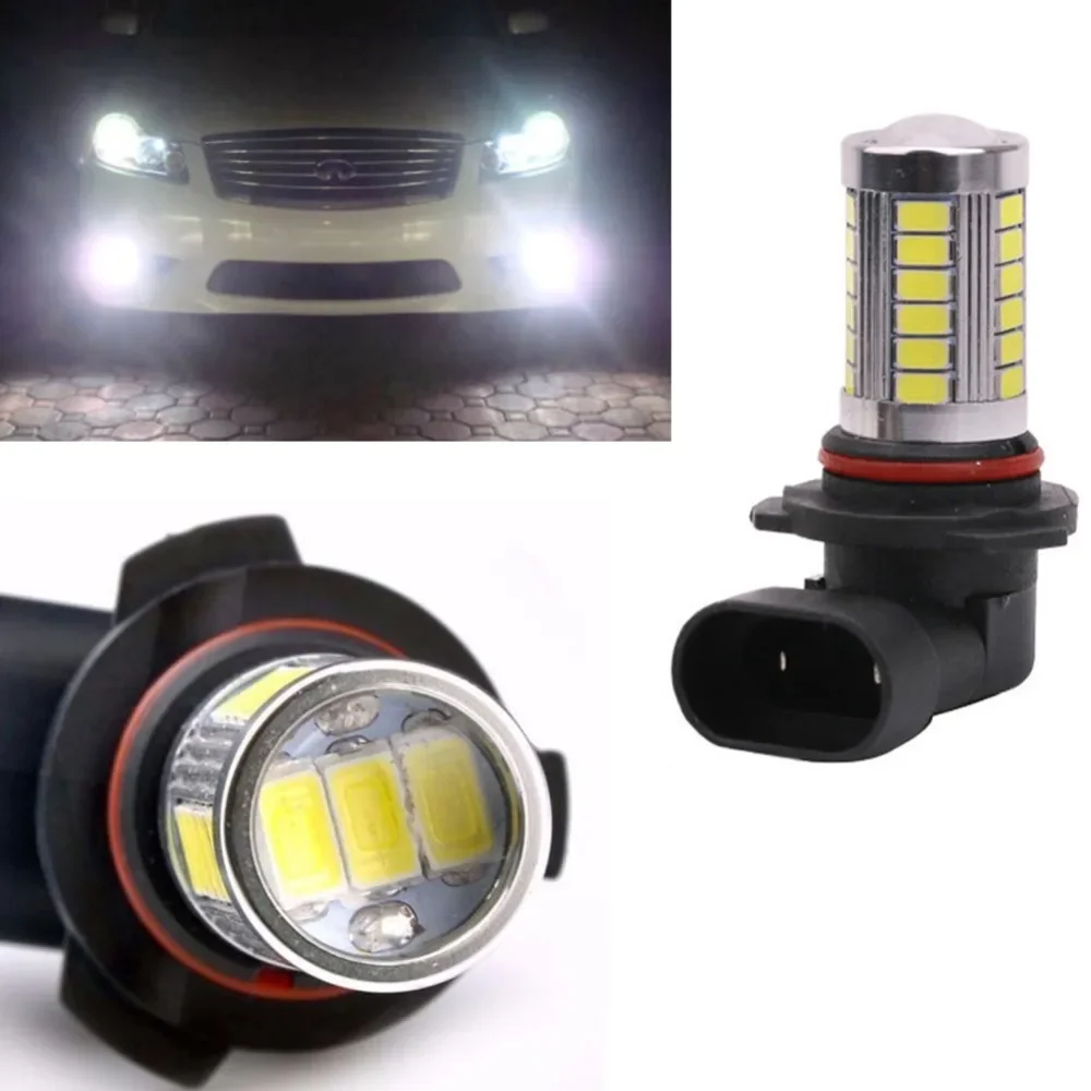 H4 H7 9005 9006 33SMD Светодиодная лампа с низким энергопотреблением высокая мощность фара Canbus для автомобиля бега белая противотуманная