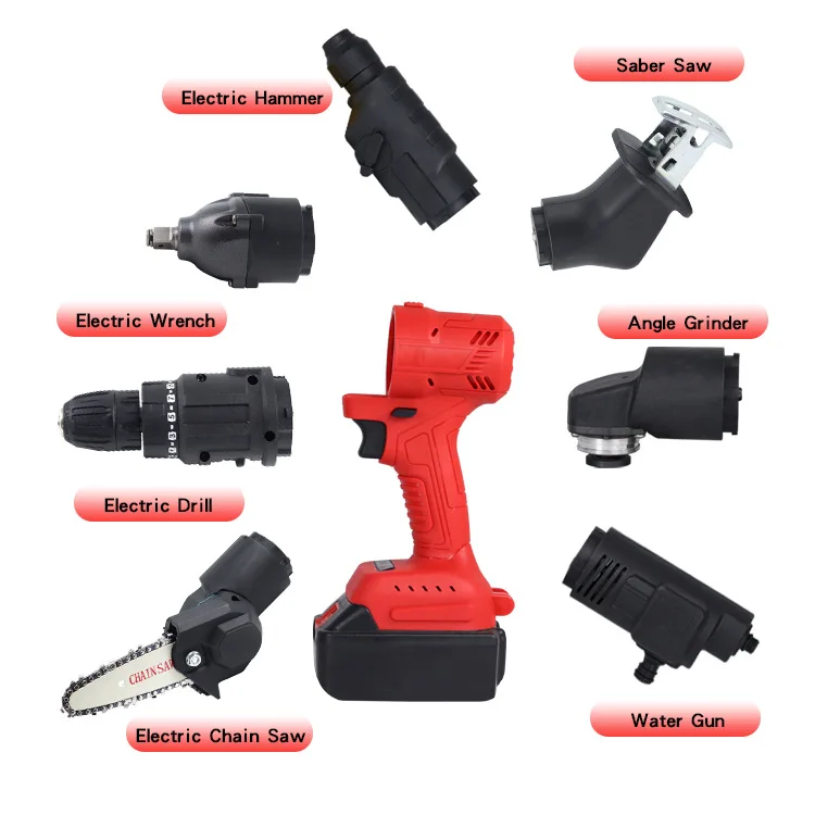 Multi-use new brushless rechargeable universal lithium battery high power tools set