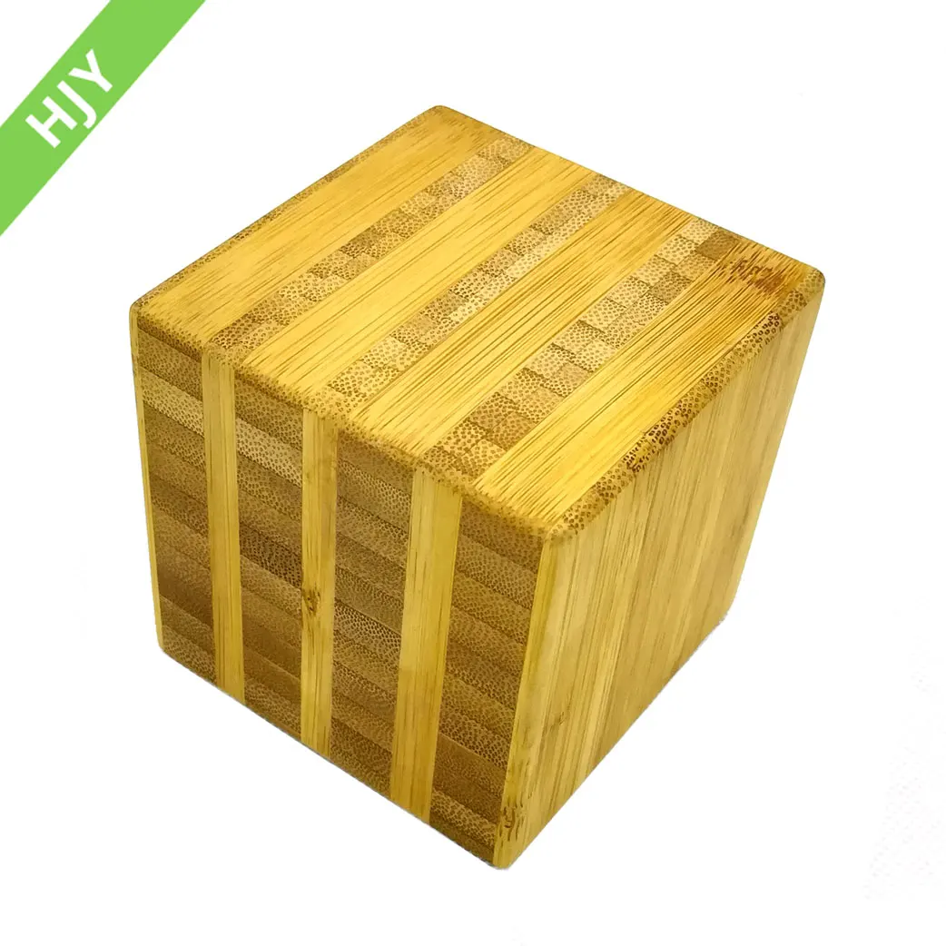 Custom Fashionable Home Decorative Solid Bamboo  Magic Cube  Memory Cube Wood Crafts