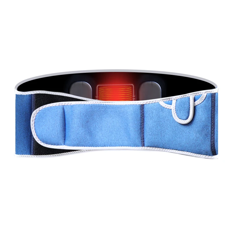 Smart Abdominal Waist Vibration Massage Belt With Heat Wireless Electric Lumbar Massage Belt For Back Pain